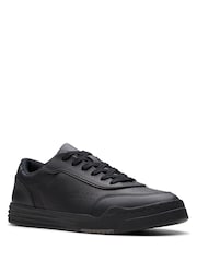 Clarks Blue Standard Fit (F) Leather Urban Solo Shoes - Image 7 of 7