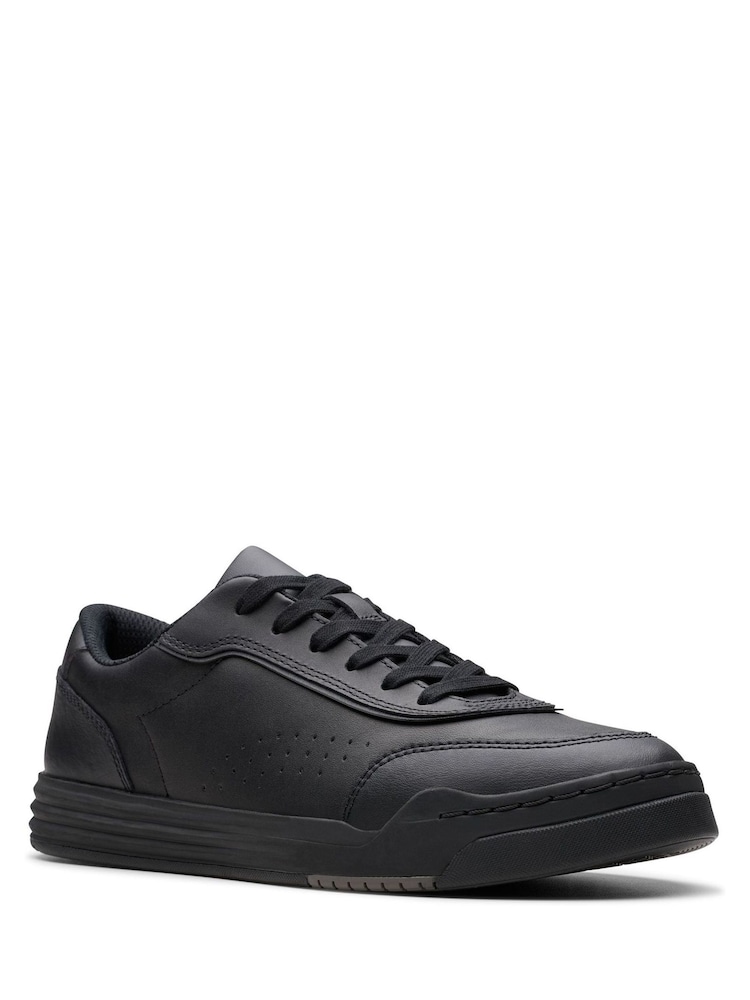 Clarks Blue Standard Fit (F) Leather Urban Solo Shoes - Image 7 of 7