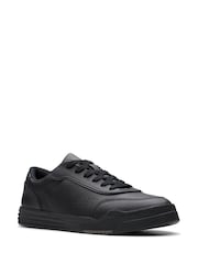 Clarks Blue Wide Fit (G) Leather Urban Solo Shoes - Image 4 of 8