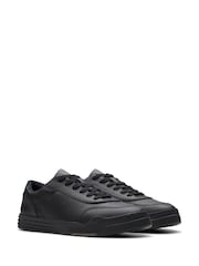 Clarks Blue Wide Fit (G) Leather Urban Solo Shoes - Image 7 of 8