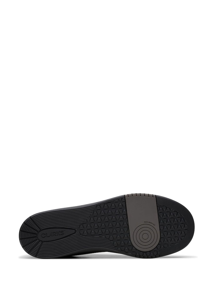 Clarks Blue Wide Fit (G) Leather Urban Solo Shoes - Image 8 of 8