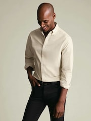 Natural medio - Camisa de pana Charles Tyrwhitt - Imagen 1 de 6