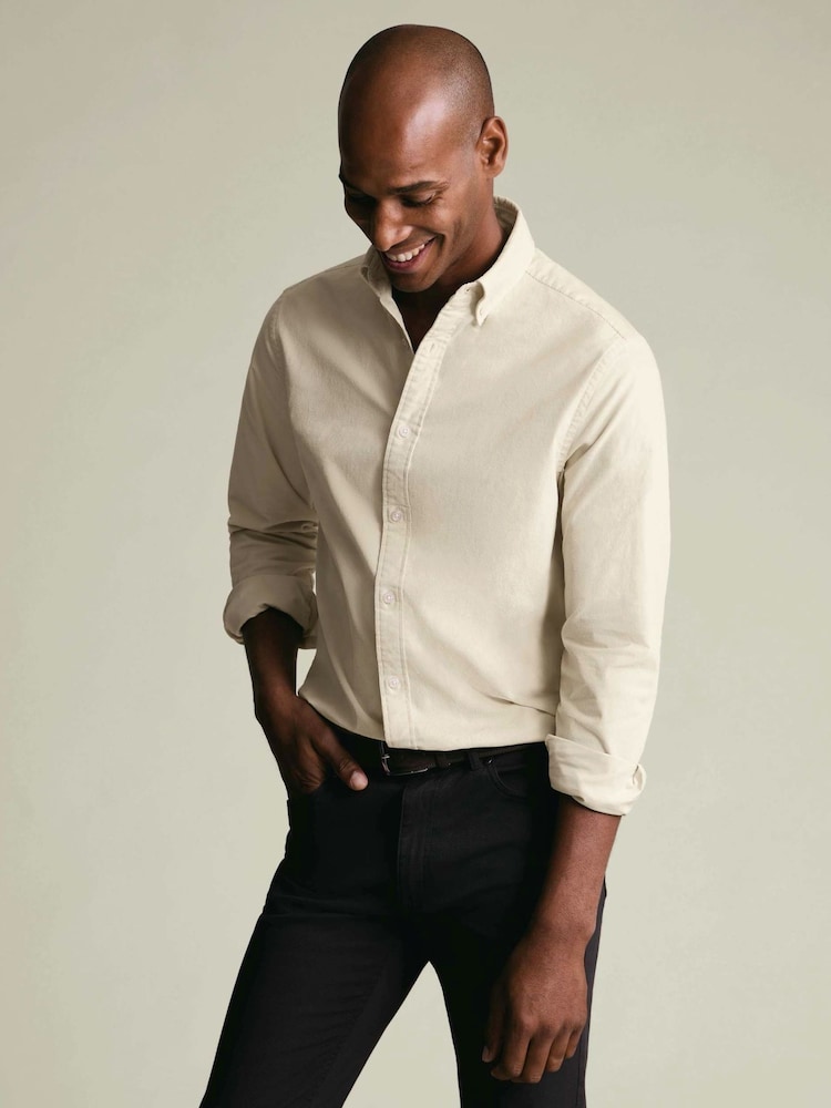 Natural medio - Camisa de pana Charles Tyrwhitt - Imagen 1 de 6 Natural medio - Camisa de pana Charles Tyrwhitt - Imagen 1 de 6
