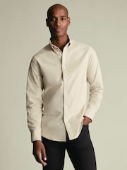 Natural medio - Camisa de pana Charles Tyrwhitt - Imagen 2 de 6