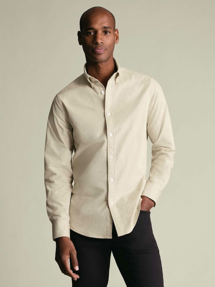 Natural medio - Camisa de pana Charles Tyrwhitt - Imagen 2 de 6 Natural medio - Camisa de pana Charles Tyrwhitt - Imagen 2 de 6