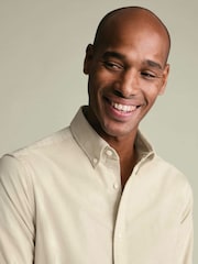 Natural medio - Camisa de pana Charles Tyrwhitt - Imagen 3 de 6