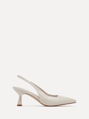 Linzi Natural Presley Stiletto Pointed Court Heels - Image 2 of 5