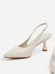 Linzi Natural Presley Stiletto Pointed Court Heels - Image 3 of 5