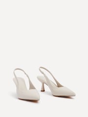 Linzi Natural Presley Stiletto Pointed Court Heels - Image 4 of 5