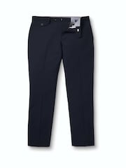Azul marino - Pantalones de lana de alto rendimiento de corte ajustado de Charles Tyrwhitt - Imagen 5 de 6