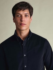 Azul marino - Camisa de pana Charles Tyrwhitt - Imagen 3 de 6
