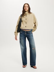 Cotton On Brown Arlen Spray Jacket - Image 4 of 4