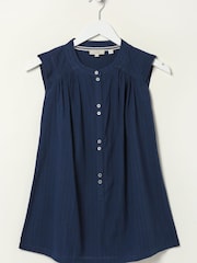 FatFace Blue Morgan Cami - Image 4 of 5