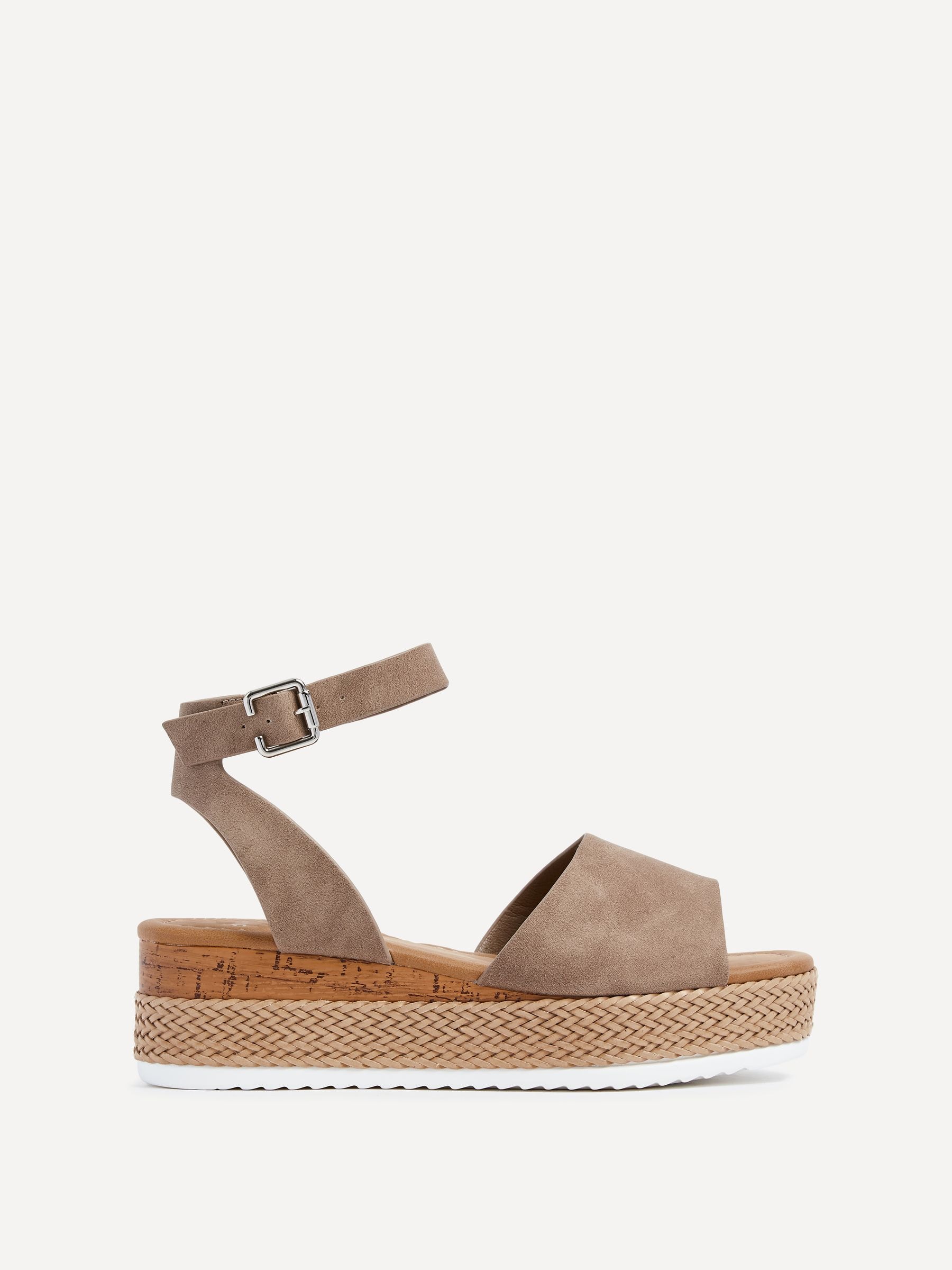 Wide fit nude wedges sale