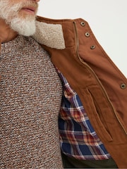 FatFace Brown Canvas Gilet - Image 5 of 7