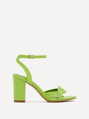 Linzi Green Regina Block Heeled Sandals With Intertwined Front Straps - Image 2 of 5