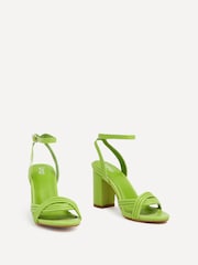 Linzi Green Regina Block Heeled Sandals With Intertwined Front Straps - Image 3 of 5