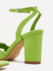 Linzi Green Regina Block Heeled Sandals With Intertwined Front Straps - Image 4 of 5
