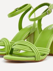 Linzi Green Regina Block Heeled Sandals With Intertwined Front Straps - Image 5 of 5