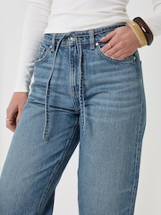 Threadbare Blue Barrel Leg Jeans - Image 5 of 5