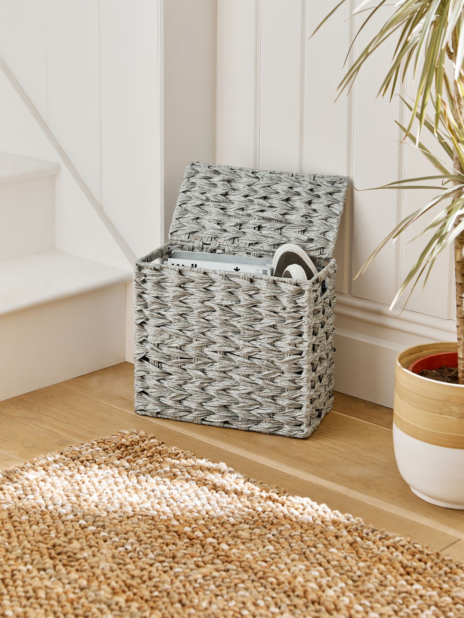 Long narrow baskets for storage sale