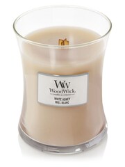 Woodwick Cream Medium Hourglass Scented Candle with Crackle Wick Honey - Image 3 of 3
