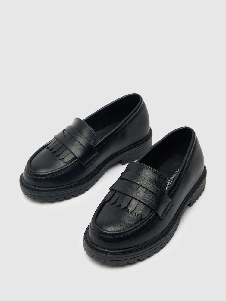 Schuh Laila Slipper mit dicker Sohle, Schwarz - Bild 4 von 4