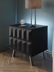Frank Olsen Black Elevate Smart LED Side Table - Image 1 of 6