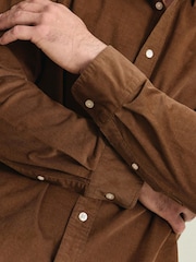 Marrón - Camisa de pana Charles Tyrwhitt - Imagen 4 de 6