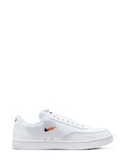 Nike White/Black Court Vintage Premium Trainers - Image 1 of 10