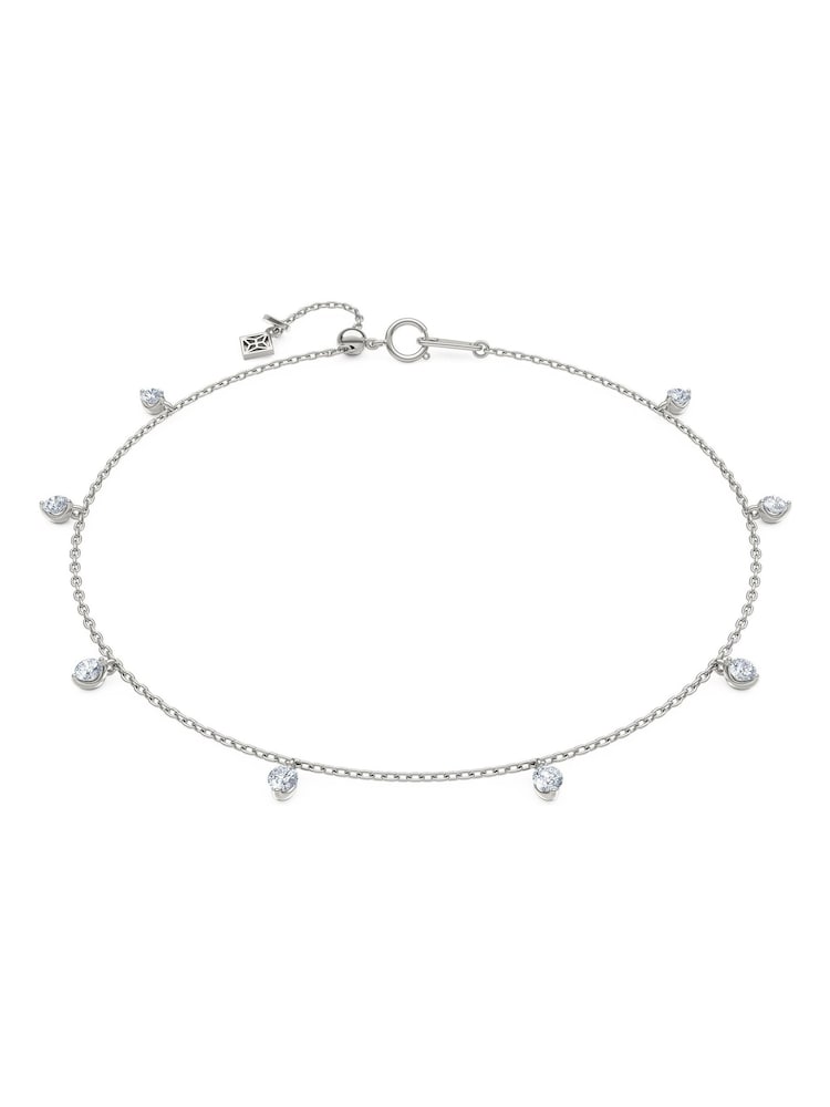 The Diamond Store White The Anklet 0.50ct Round Cut Lab Diamond in Sterling Silver - Image 1 of 10 The Diamond Store White The Anklet 0.50ct Round Cut Lab Diamond in Sterling Silver - Image 1 of 10