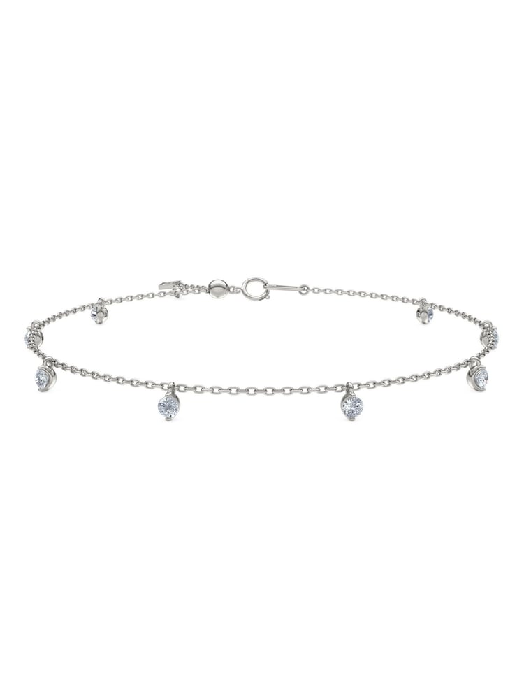 The Diamond Store White The Anklet 0.50ct Round Cut Lab Diamond in Sterling Silver - Image 2 of 10 The Diamond Store White The Anklet 0.50ct Round Cut Lab Diamond in Sterling Silver - Image 2 of 10