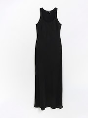 River Island Black Midaxi Slip Dress - Image 5 of 7