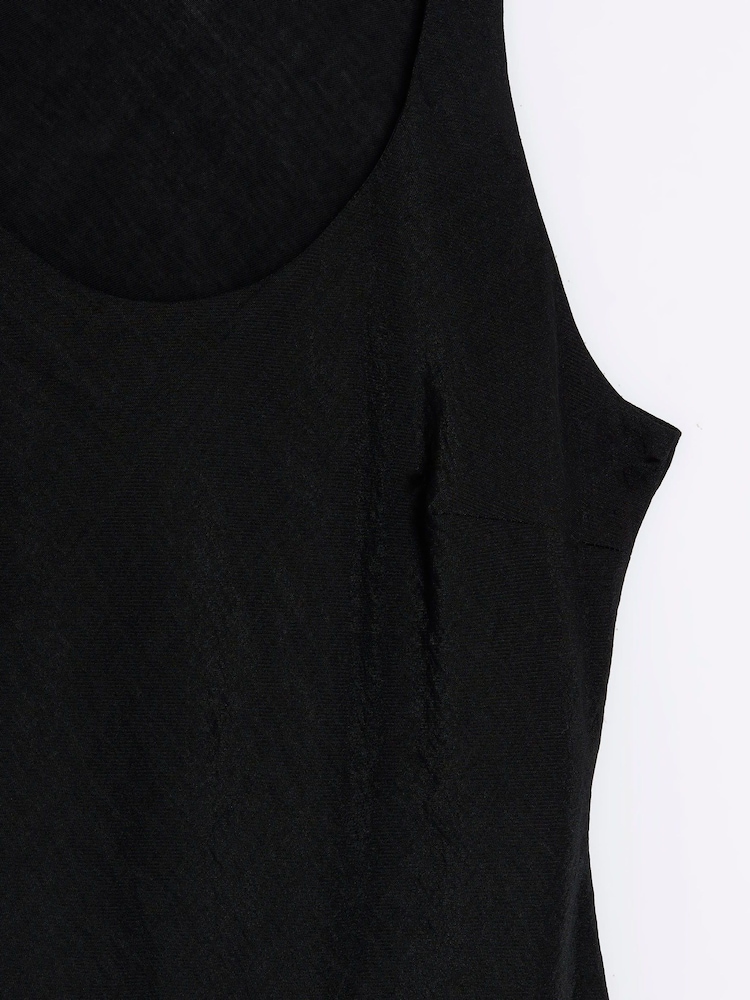 River Island Black Midaxi Slip Dress - Image 7 of 7