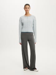 Cotton On Grey Sara Button Cardigan - Image 2 of 4
