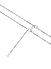 The Diamond Store White 0.15ct Lab Grown Diamond Cross Pendant Necklace in Sterling Silver - Image 8 of 8