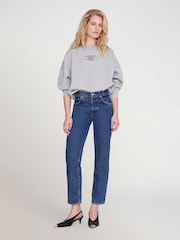 ANINE BING Grey Miles Sweatshirt Studio In Heather - Image 1 of 4