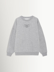 ANINE BING Grey Miles Sweatshirt Studio In Heather - Image 3 of 4