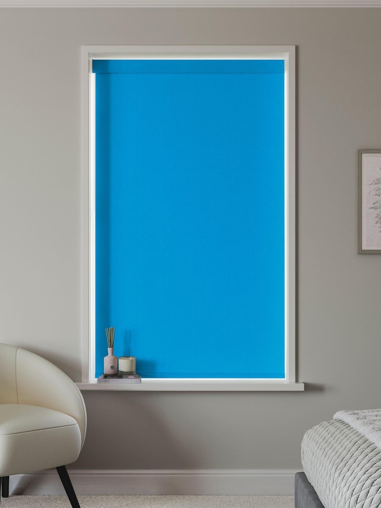 Blue Albans Made to Measure Roller Blind - Image 2 of 6