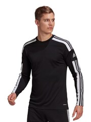 adidas Black Squadra Long Sleeve T-Shirt - Image 1 of 6
