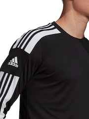 adidas Black Squadra Long Sleeve T-Shirt - Image 5 of 6