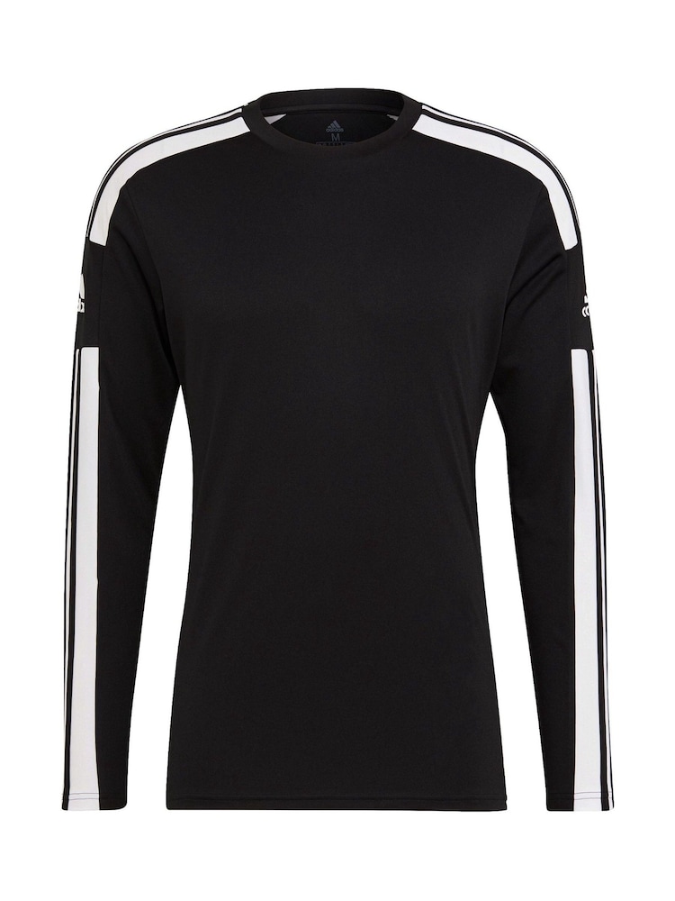 adidas Black Squadra Long Sleeve T-Shirt - Image 6 of 6