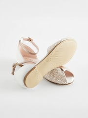 Gold Glitter Bridesmaid Occasion Shoes - Image 4 of 5