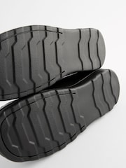 Black Wide Fit (G) School Leather Lace-Up Shoes - Image 4 of 5