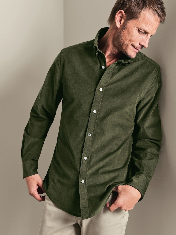 Verde - Camisa de pana Charles Tyrwhitt - Imagen 1 de 5 Verde - Camisa de pana Charles Tyrwhitt - Imagen 1 de 5