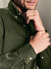 Verde - Camisa de pana Charles Tyrwhitt - Imagen 3 de 5