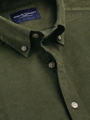 Verde - Camisa de pana Charles Tyrwhitt - Imagen 4 de 5