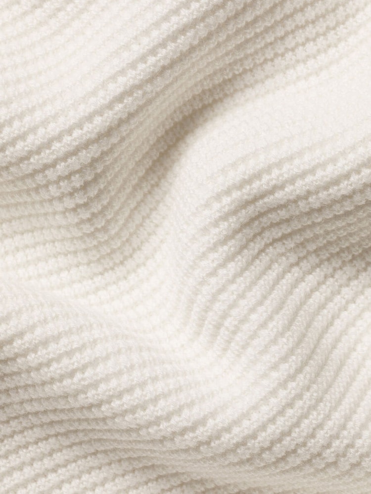 Charles Tyrwhitt Natural Knit Texture Long Sleeve Cotton Polo Shirt - Image 5 of 5 Charles Tyrwhitt Natural Knit Texture Long Sleeve Cotton Polo Shirt - Image 5 of 5