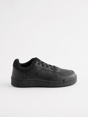 Black Standard Fit (F) School Lace-Up Shoes - Image 2 of 5