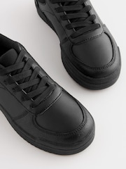 Black Standard Fit (F) School Lace-Up Shoes - Image 3 of 5